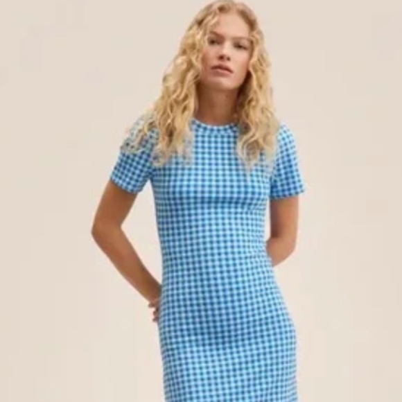 Mango vichy gingham dress - Picture 1 of 6